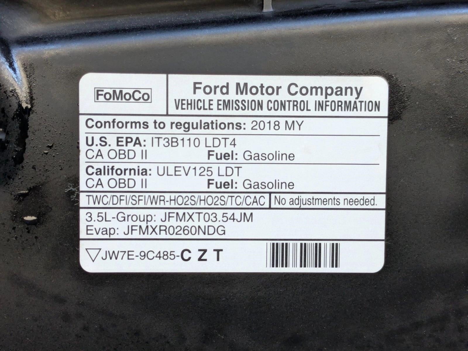 2018 Ford F-150 Raptor 4WD SuperCrew 5.5' Box