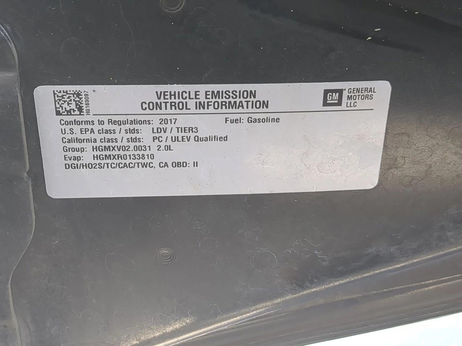 2017 Chevrolet Camaro 2dr Coupe 1LT