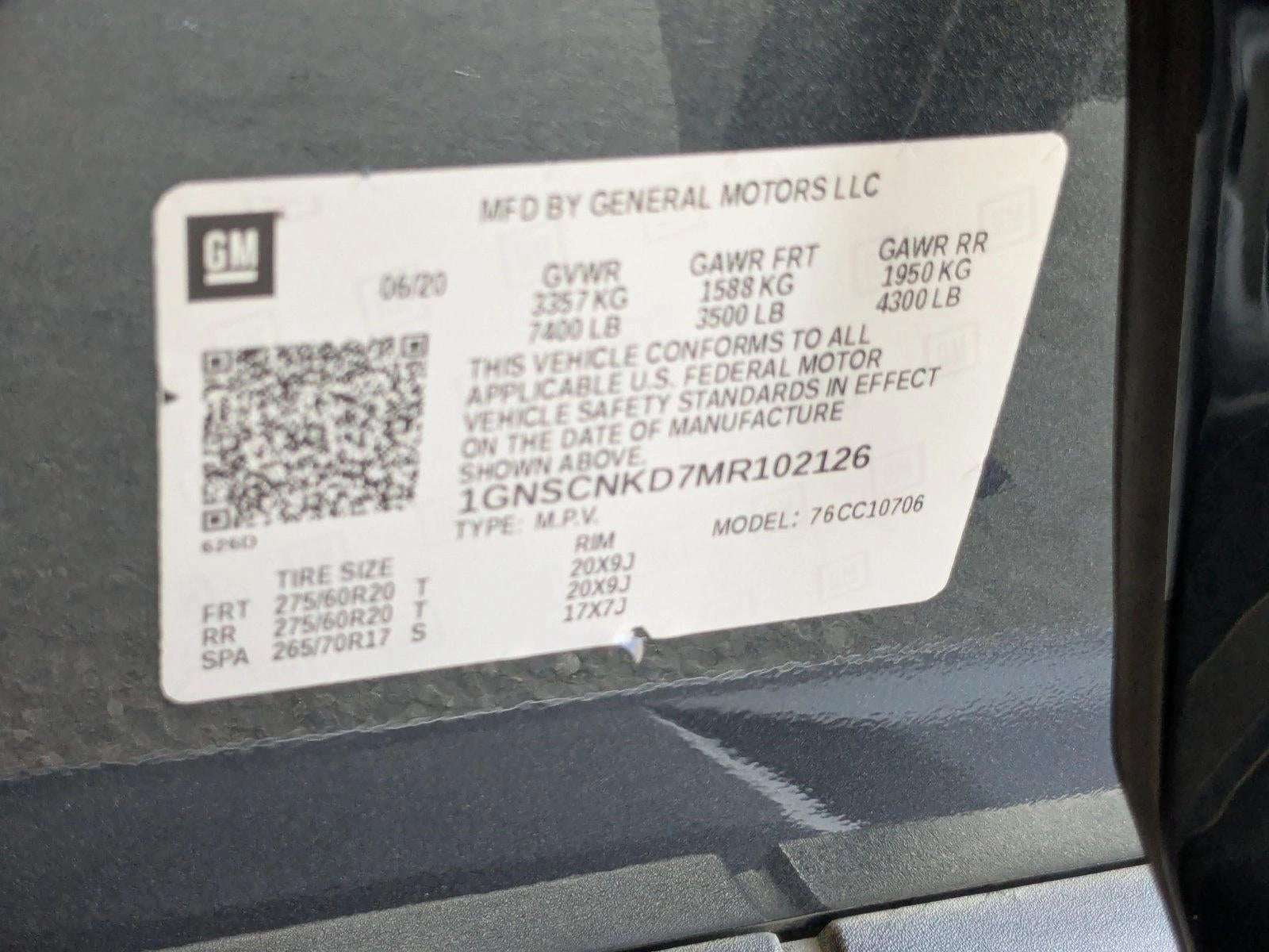 2021 Chevrolet Tahoe 2WD LT