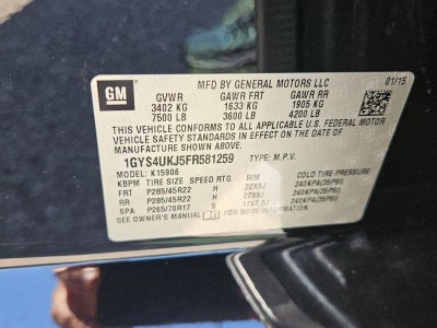 2015 Cadillac Escalade ESV 4WD Platinum
