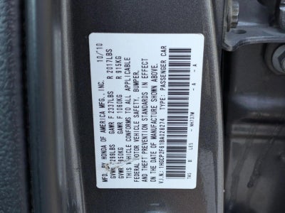 2011 Honda Accord Sedan SE Automatic