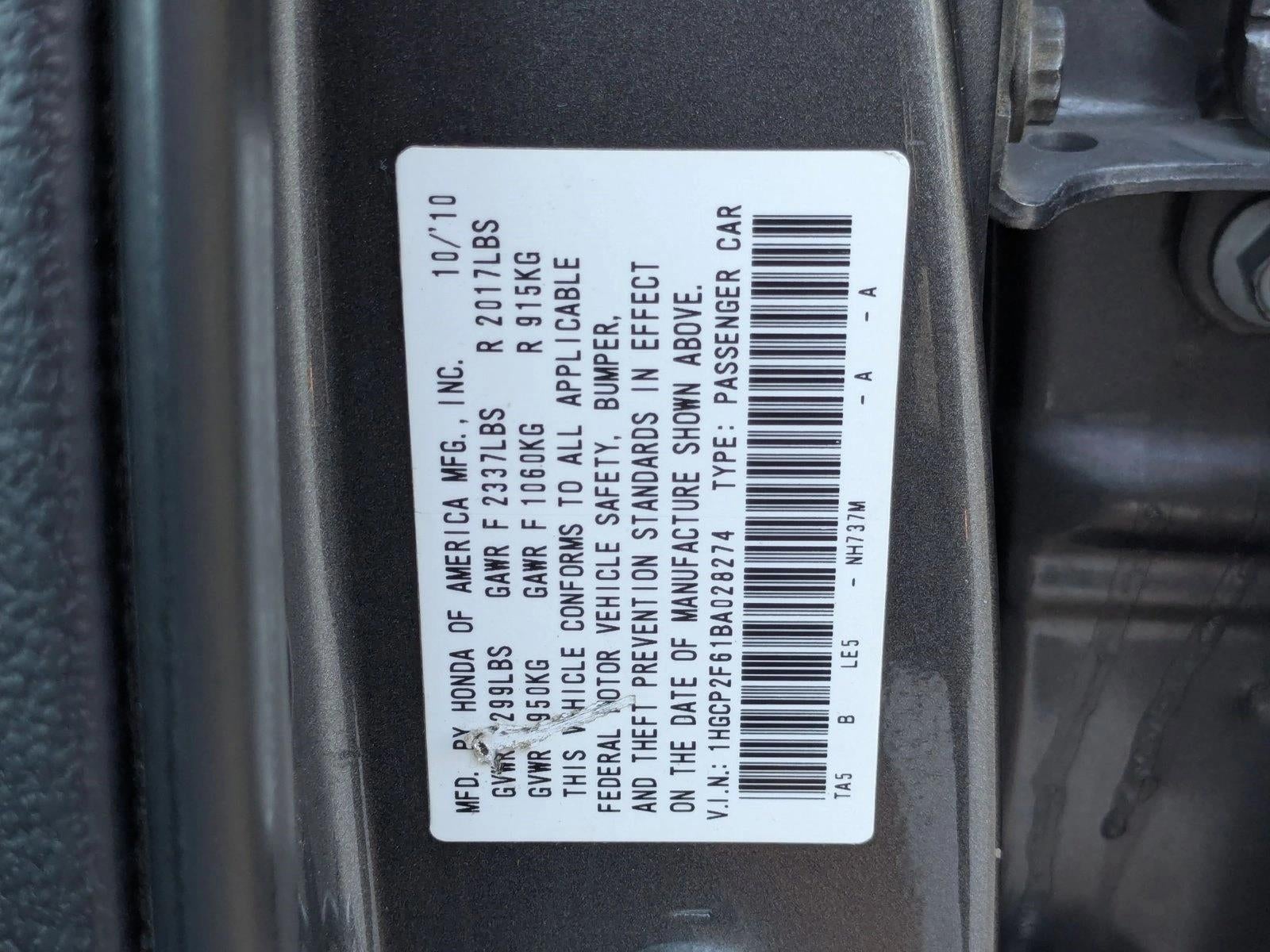 2011 Honda Accord Sedan SE Automatic