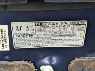 2014 Honda Accord Sedan Sport CVT PZEV