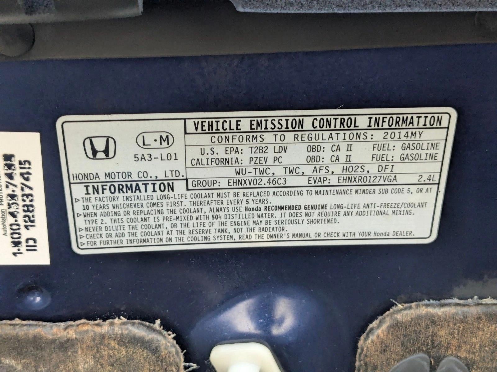 2014 Honda Accord Sedan Sport CVT PZEV