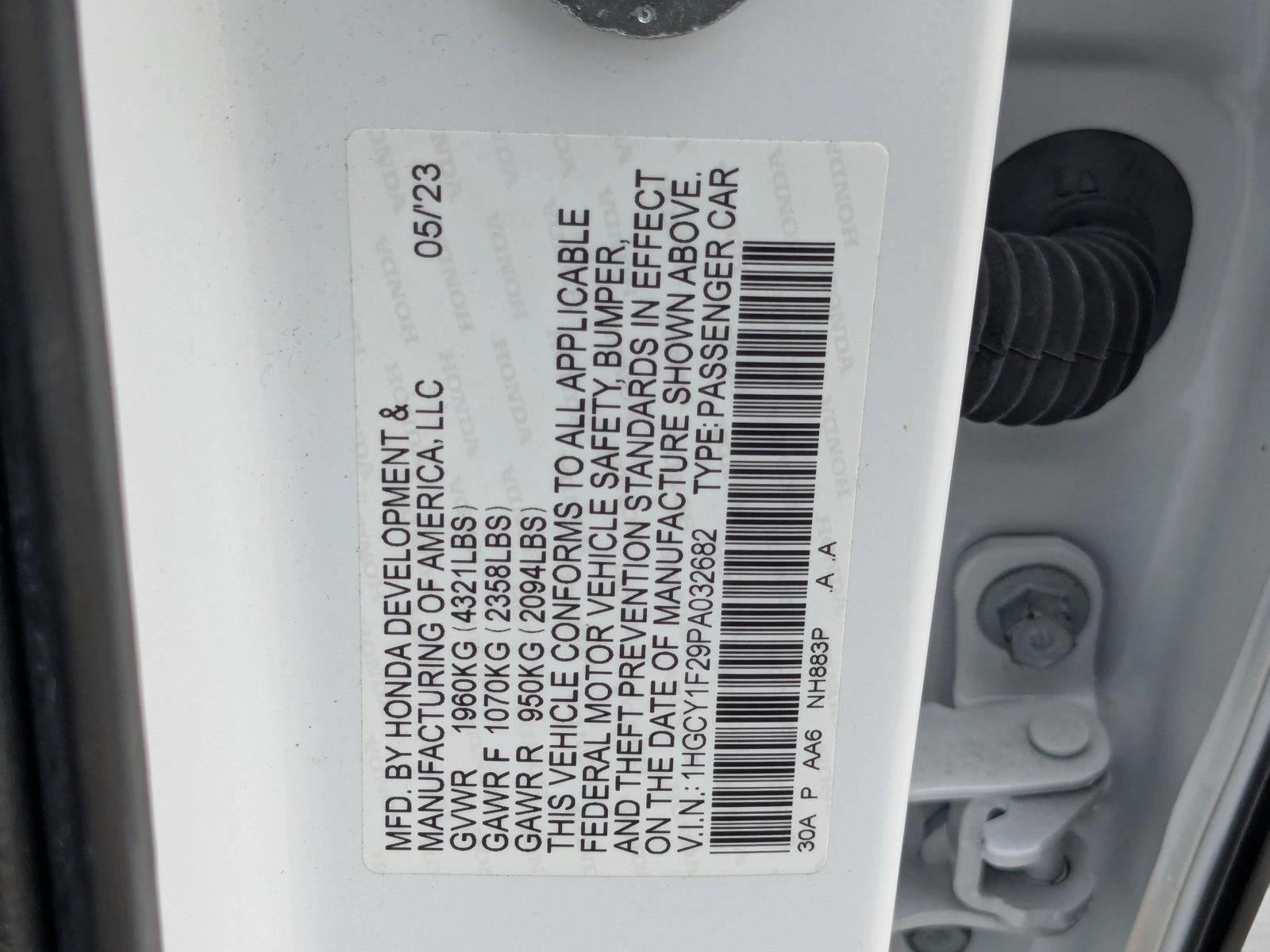 2023 Honda Accord Sedan LX CVT