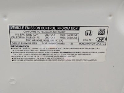2023 Honda Accord Sedan LX CVT