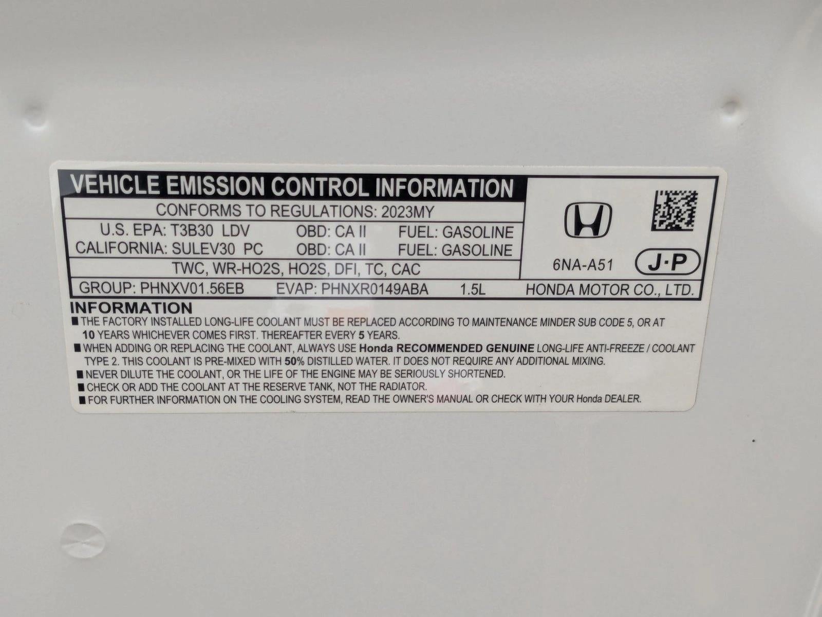 2023 Honda Accord Sedan LX CVT