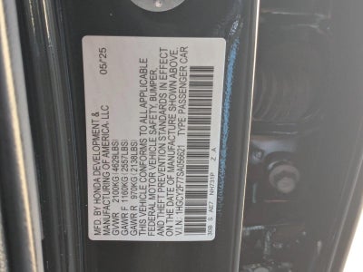 2025 Honda Accord Hybrid Sport-L Sedan