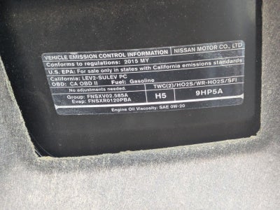 2015 Nissan Altima 4dr Sdn I4 2.5 SL