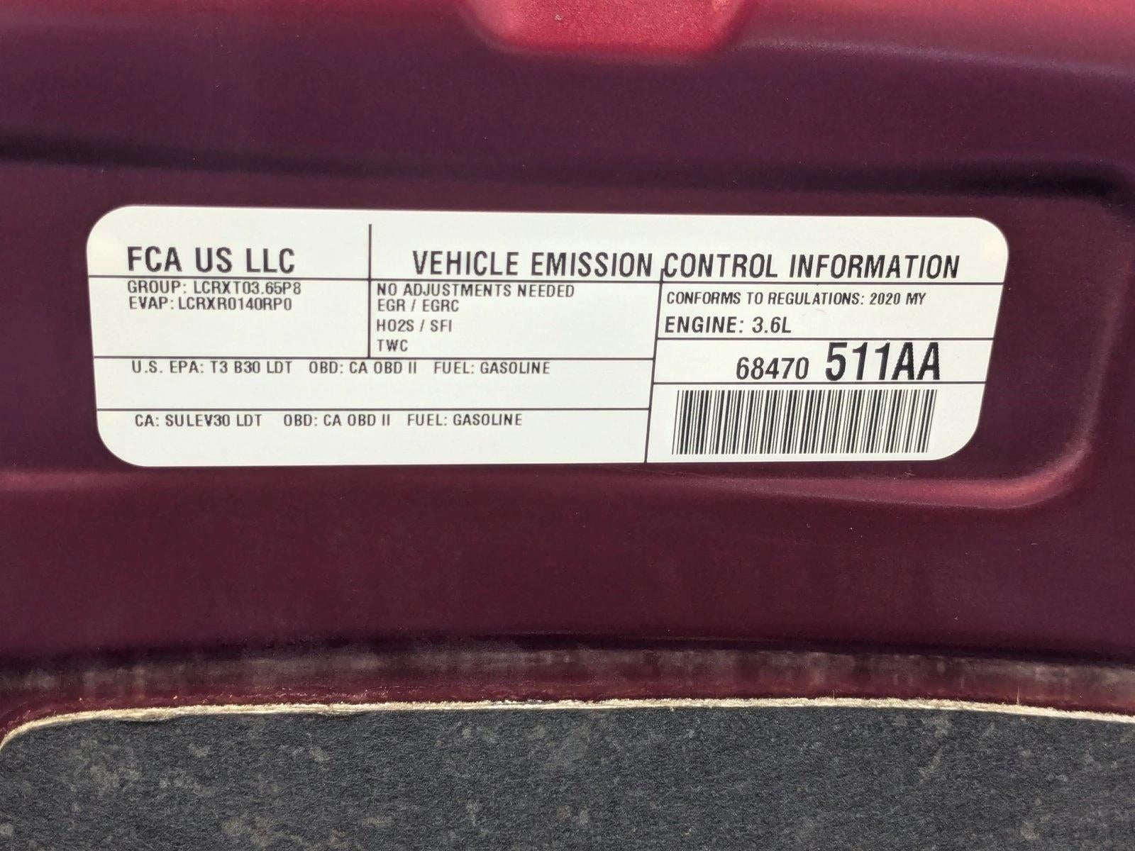 2020 Chrysler Pacifica Touring L FWD