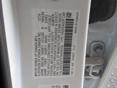 2025 Honda Civic Sedan Sport CVT