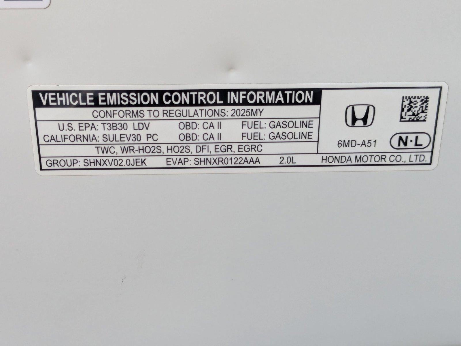 2025 Honda Civic Sedan Sport CVT