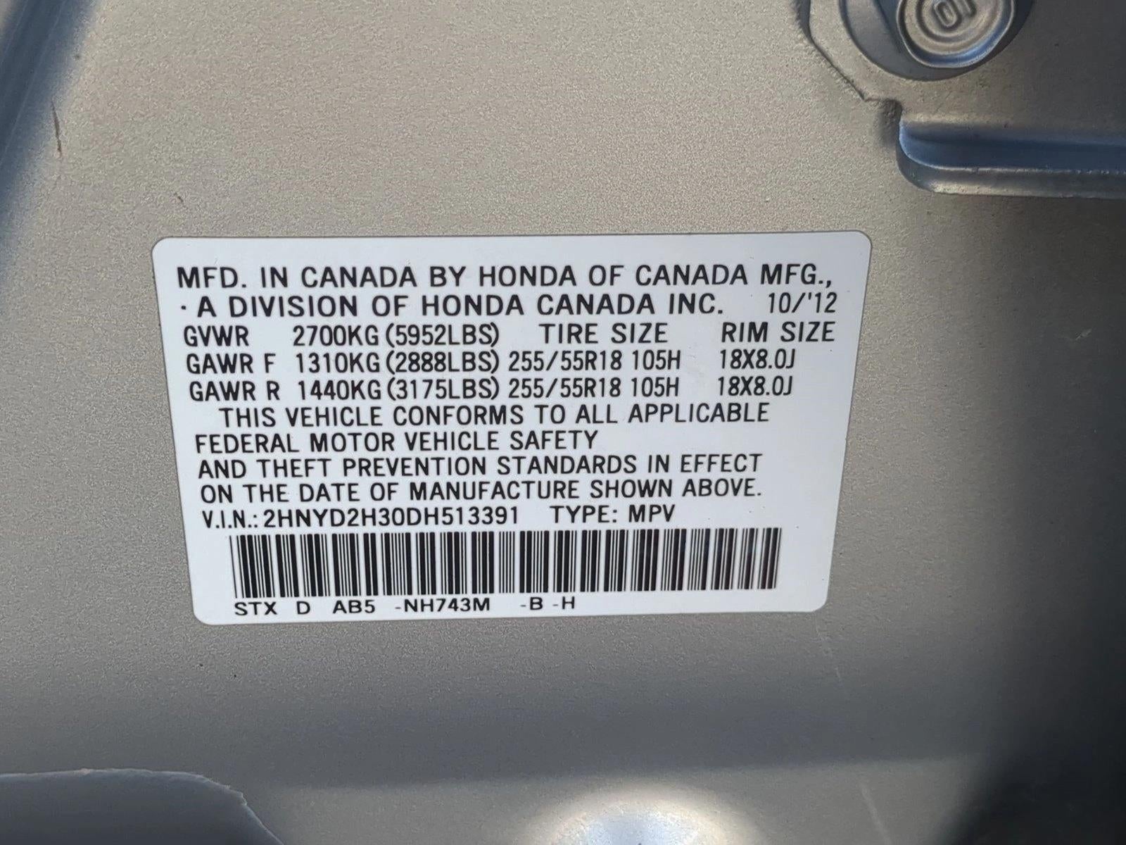 2013 Acura MDX AWD with Technology Package