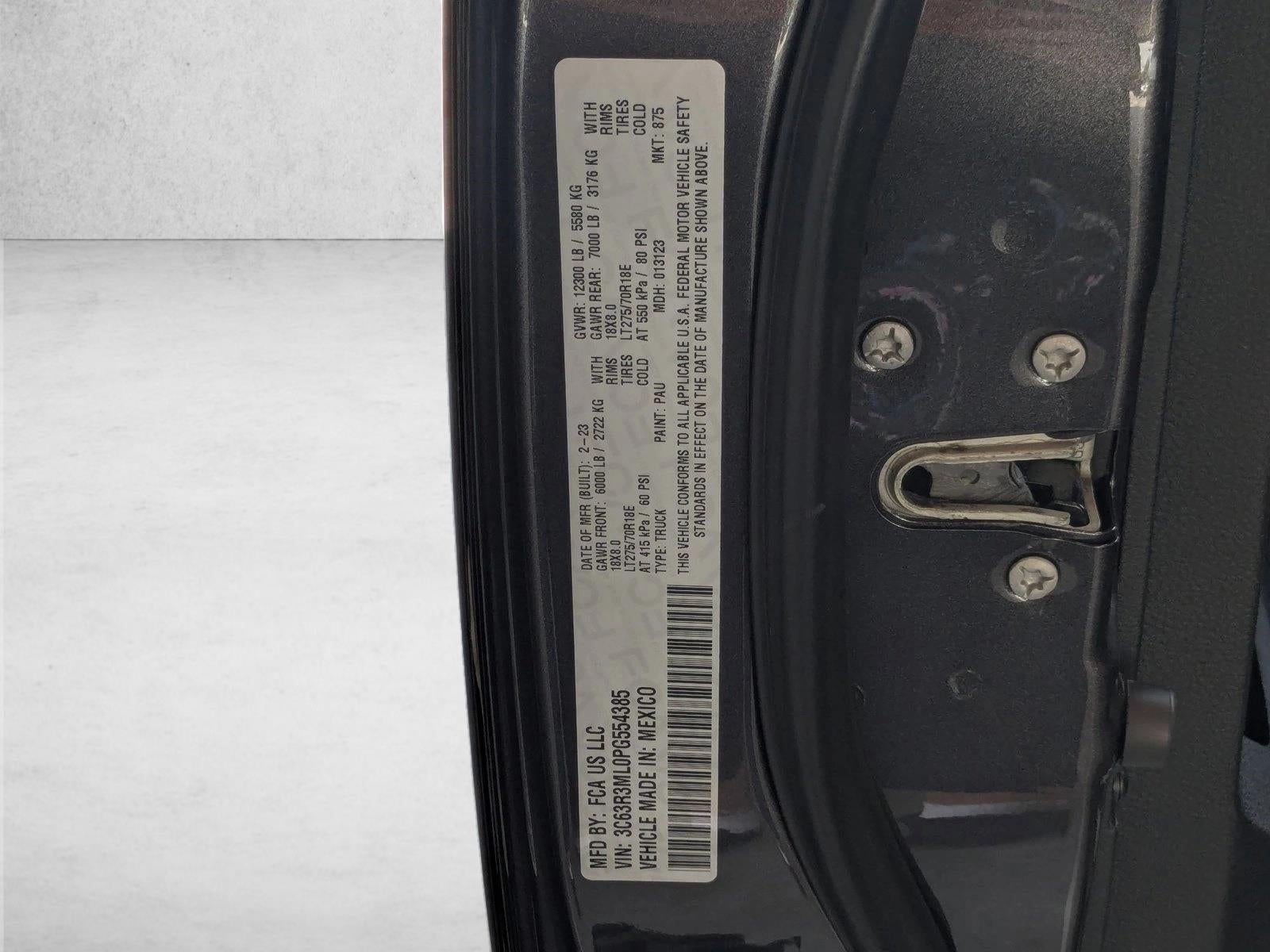 2023 RAM 3500 Laramie 4x4 Mega Cab 6'4" Box