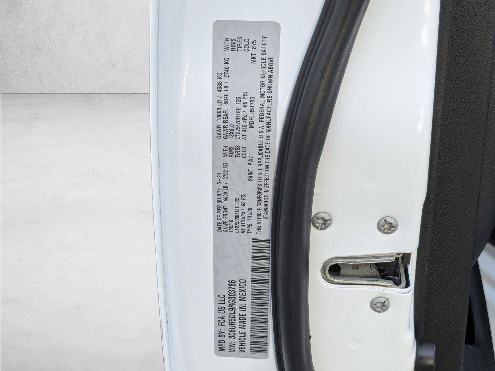 2024 RAM 2500 Big Horn 4x4 Crew Cab 6'4" Box