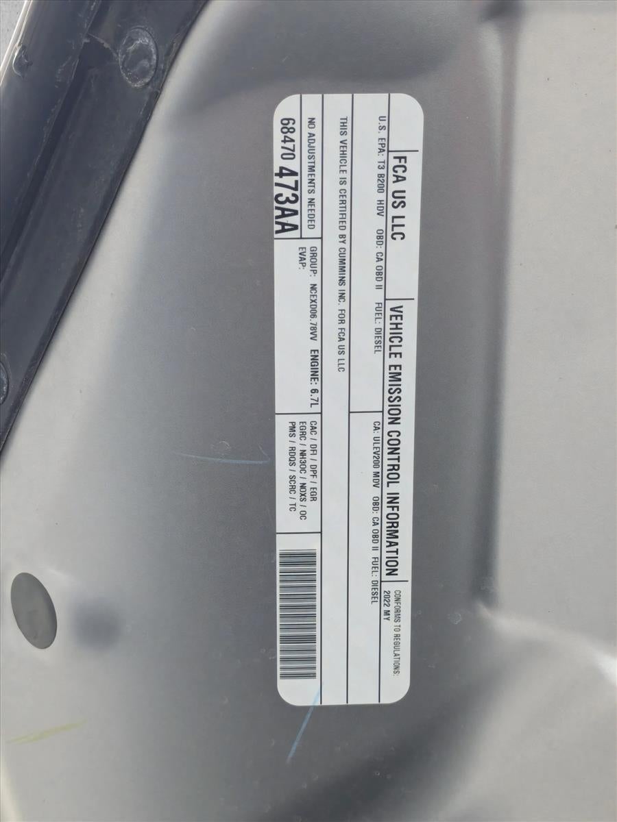 2022 RAM 2500 Big Horn 4x4 Mega Cab 6'4" Box