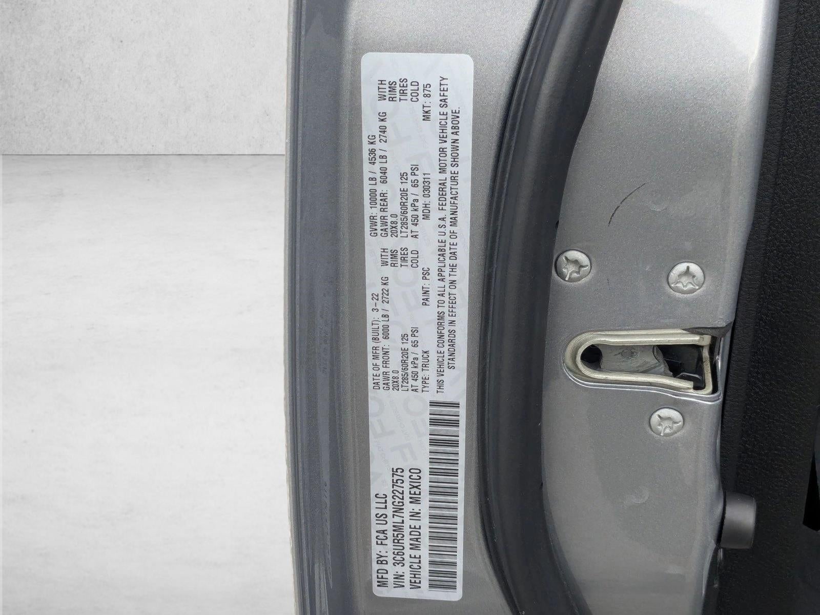 2022 RAM 2500 Big Horn 4x4 Mega Cab 6'4" Box