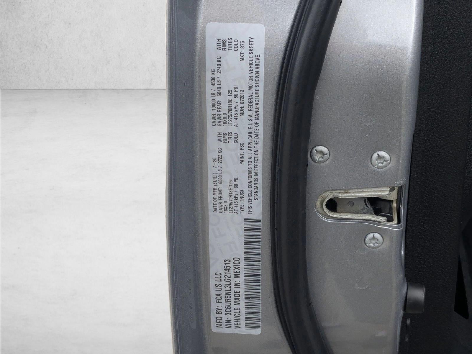 2020 RAM 2500 Laramie 4x4 Mega Cab 6'4" Box