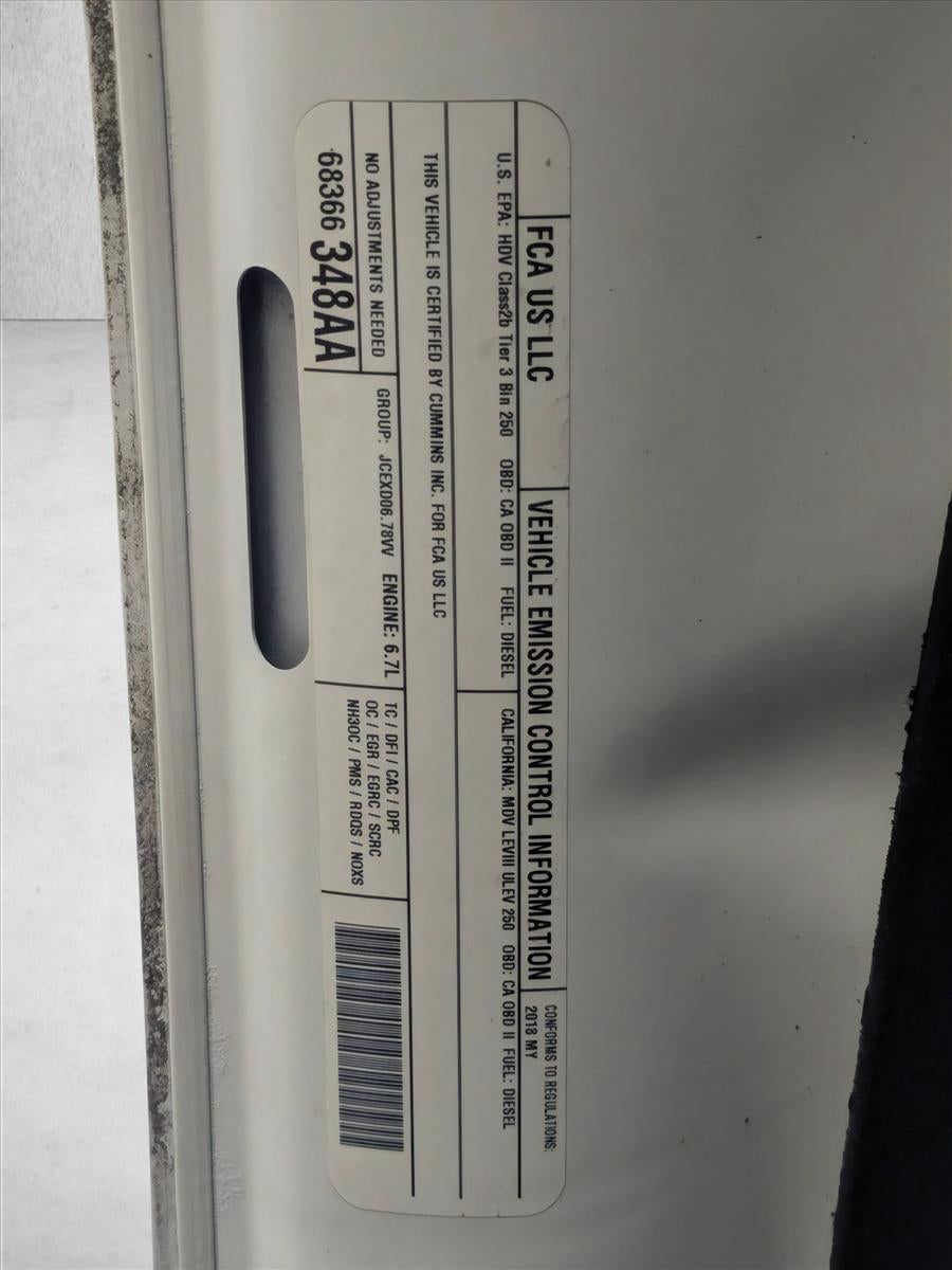 2018 RAM 2500 Laramie 4x4 Mega Cab 6'4" Box