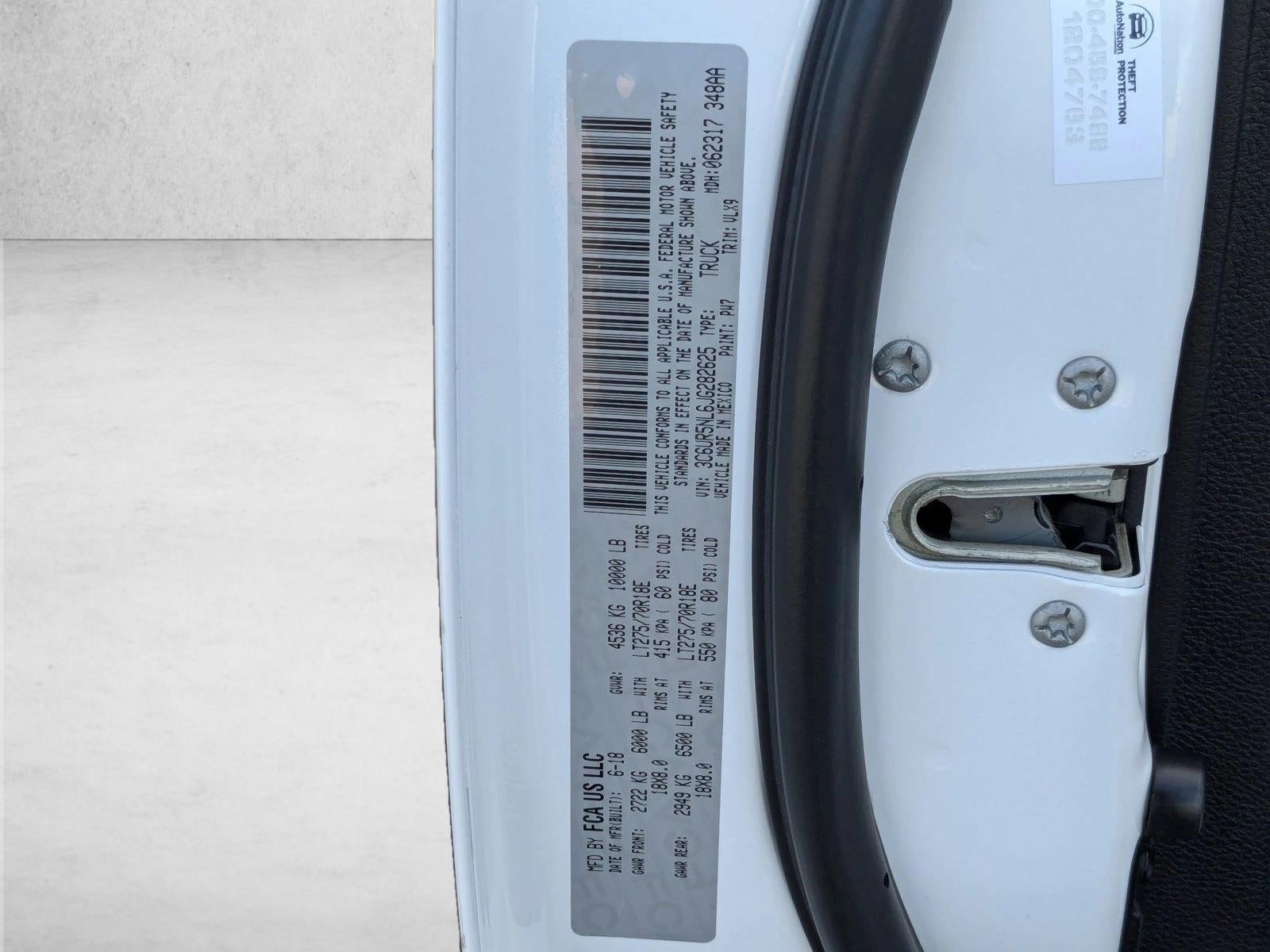 2018 RAM 2500 Laramie 4x4 Mega Cab 6'4" Box