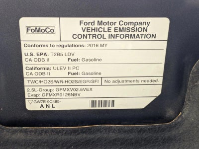 2016 Ford Fusion 4dr Sdn S FWD