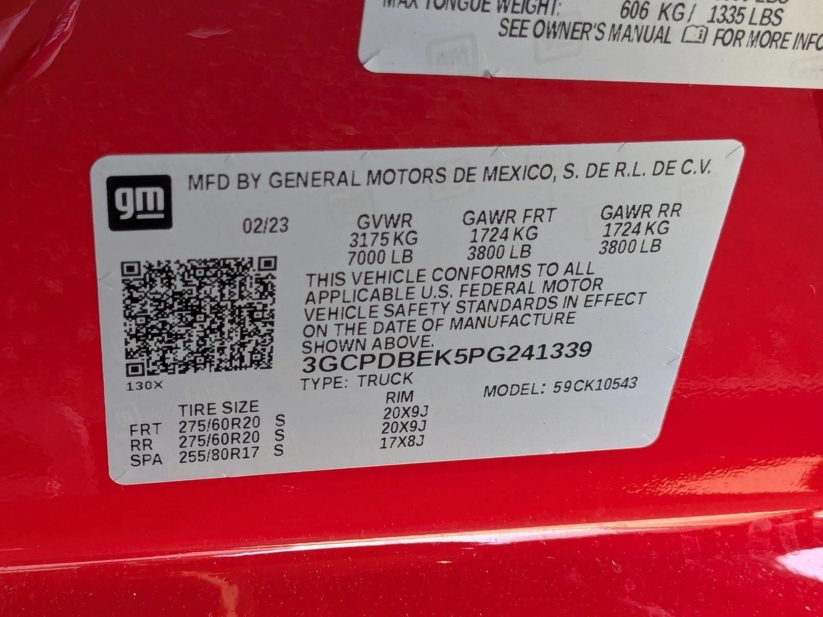 2023 Chevrolet Silverado 1500 Crew Cab Short Box 4-Wheel Drive Custom