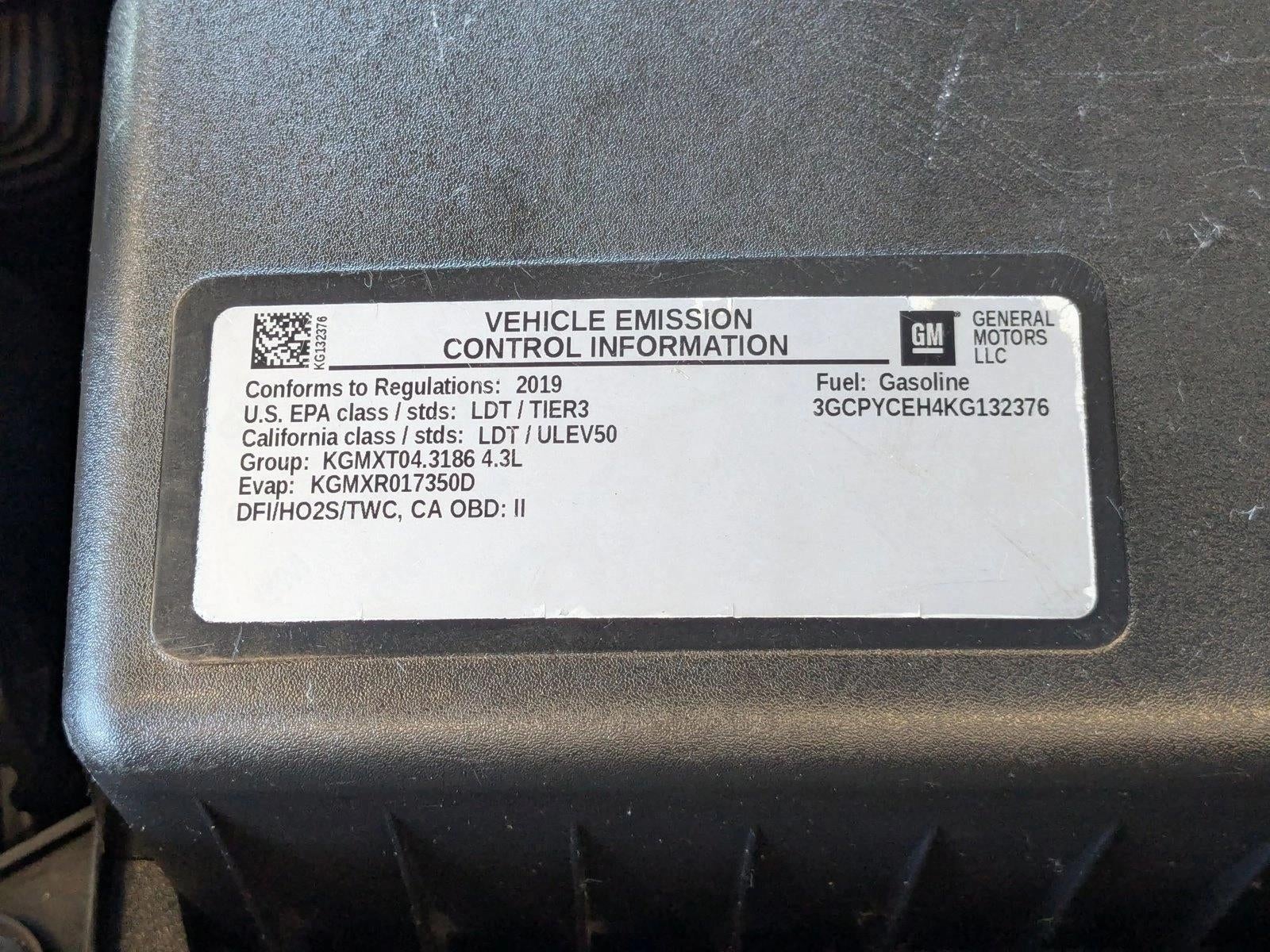 2019 Chevrolet Silverado 1500 Crew Cab Short Box 4-Wheel Drive Custom Trail Boss