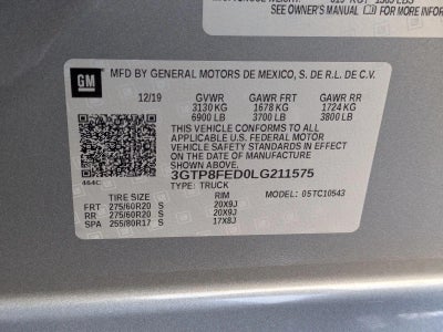 2020 GMC Sierra 1500 Crew Cab Short Box 2-Wheel Drive Denali