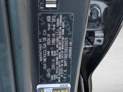 2025 Kia K4 LX FWD