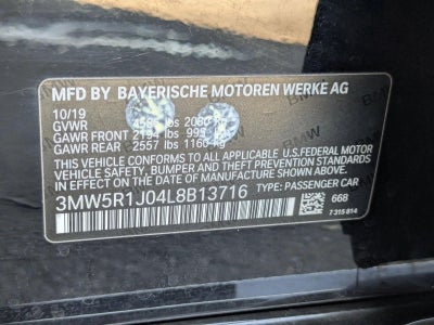 2020 BMW 330i Sedan North America