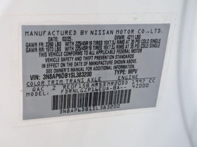 2025 Nissan Kicks SR AWD