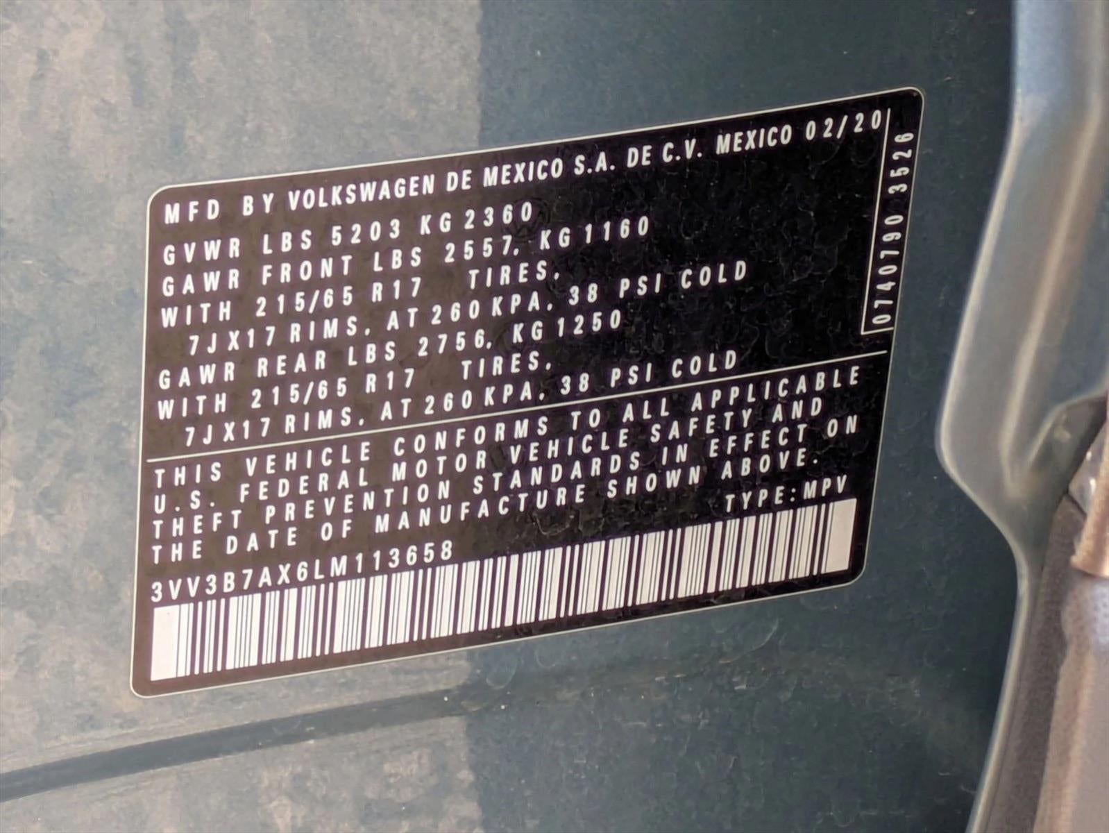 2020 Volkswagen Tiguan 2.0T SE FWD