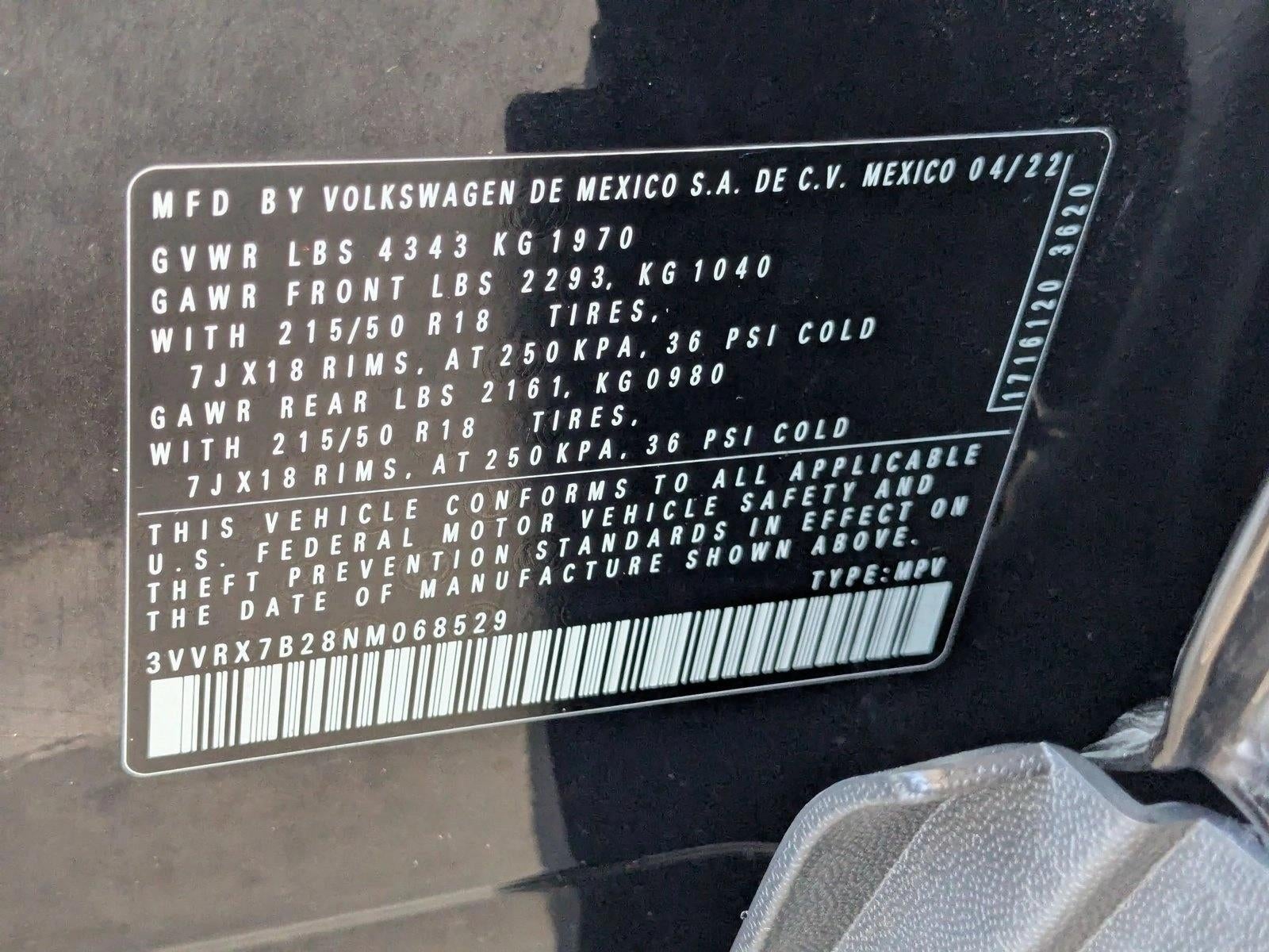 2022 Volkswagen Taos SE FWD
