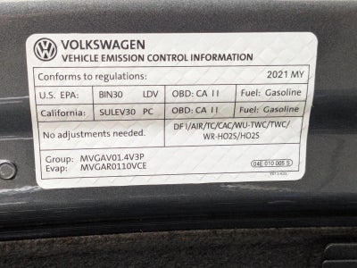 2021 Volkswagen Jetta R-Line Manual