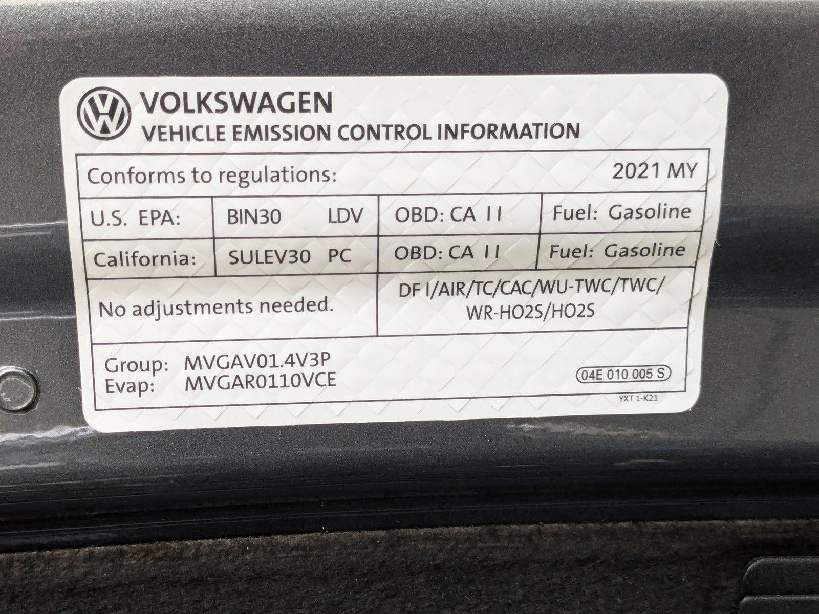 2021 Volkswagen Jetta R-Line Manual