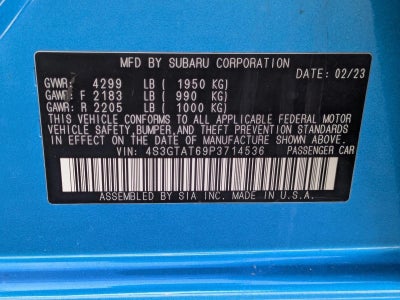 2023 Subaru Impreza Limited 5-door CVT