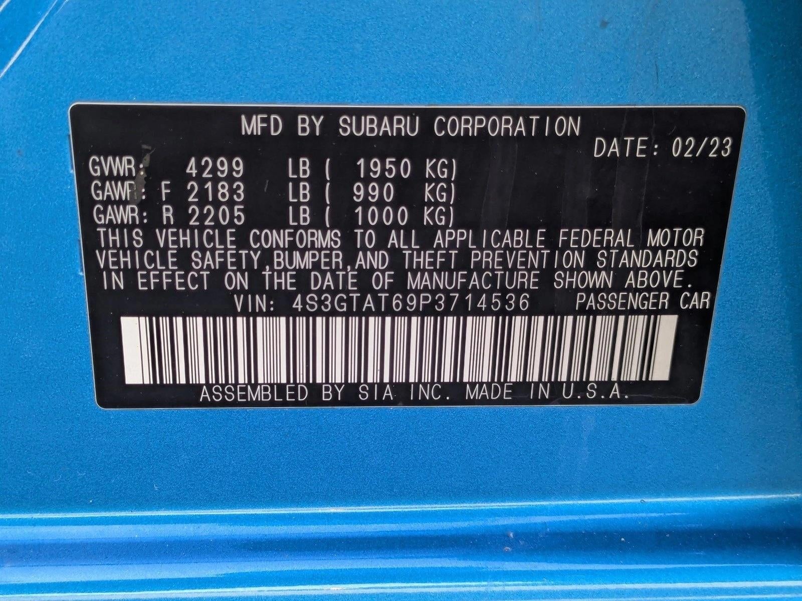 2023 Subaru Impreza Limited 5-door CVT