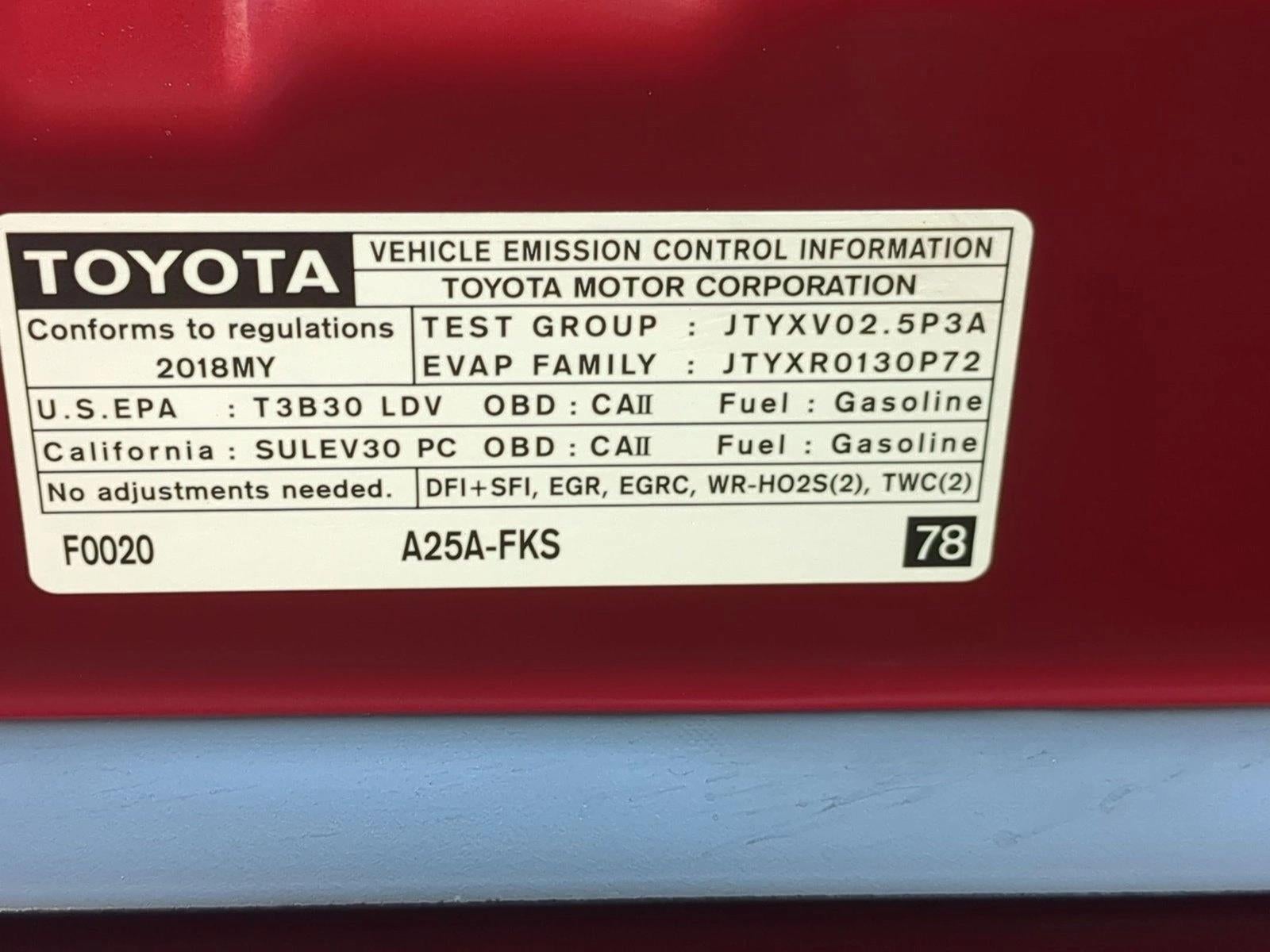 2018 Toyota Camry SE Auto (Natl)