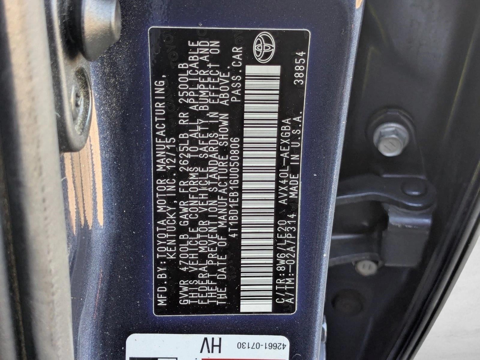 2016 Toyota Avalon Hybrid 4dr Sdn XLE Premium (Natl)