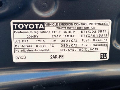 2014 Toyota Camry 4dr Sdn I4 Auto SE (Natl) *Ltd Avail*