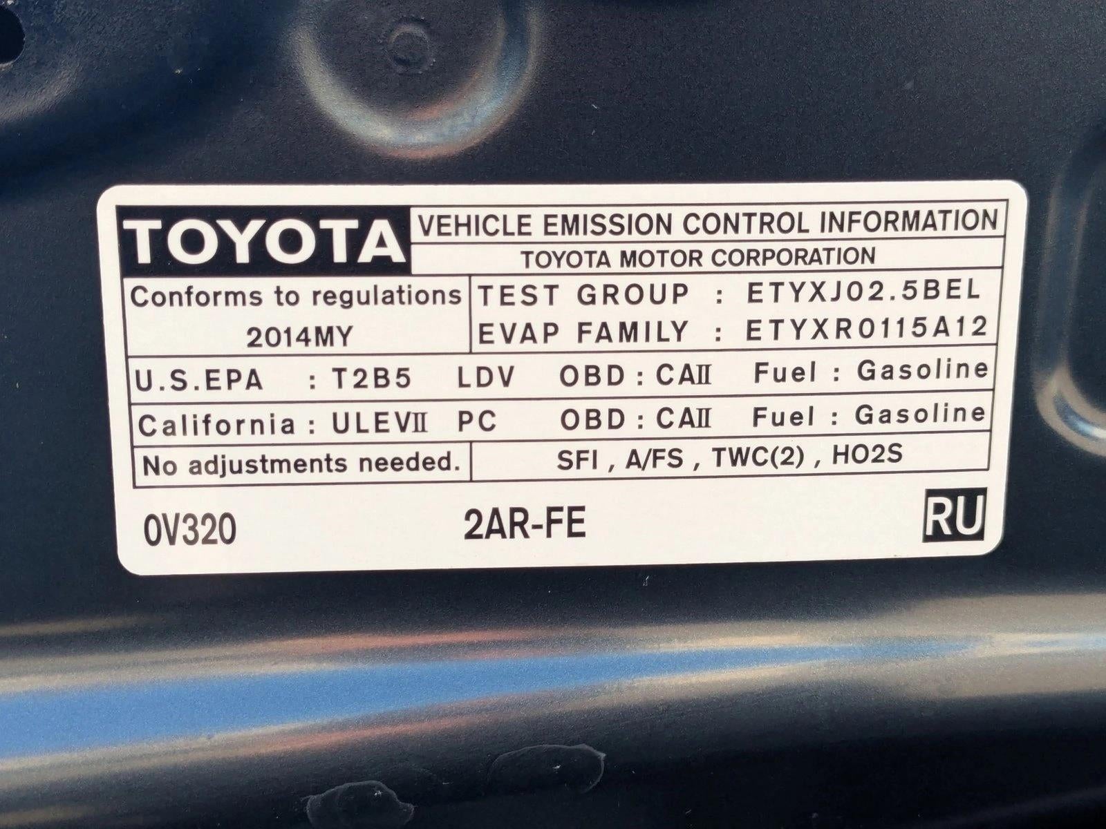 2014 Toyota Camry 4dr Sdn I4 Auto SE (Natl) *Ltd Avail*