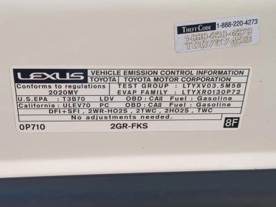 2020 Lexus ES 350 FWD