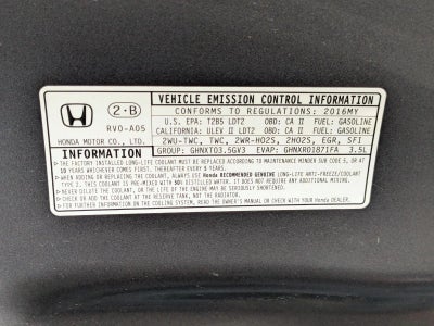 2016 Honda Odyssey Touring Elite with DVD Rear Entertainment System and Navigation
