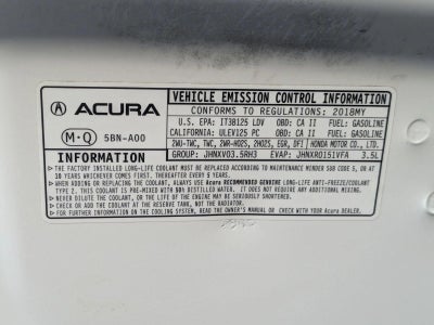 2018 Acura MDX FWD