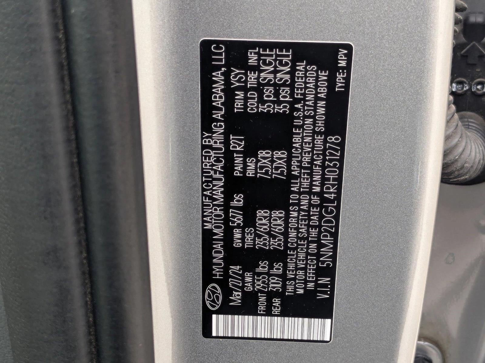 2024 Hyundai SANTA FE SEL AWD
