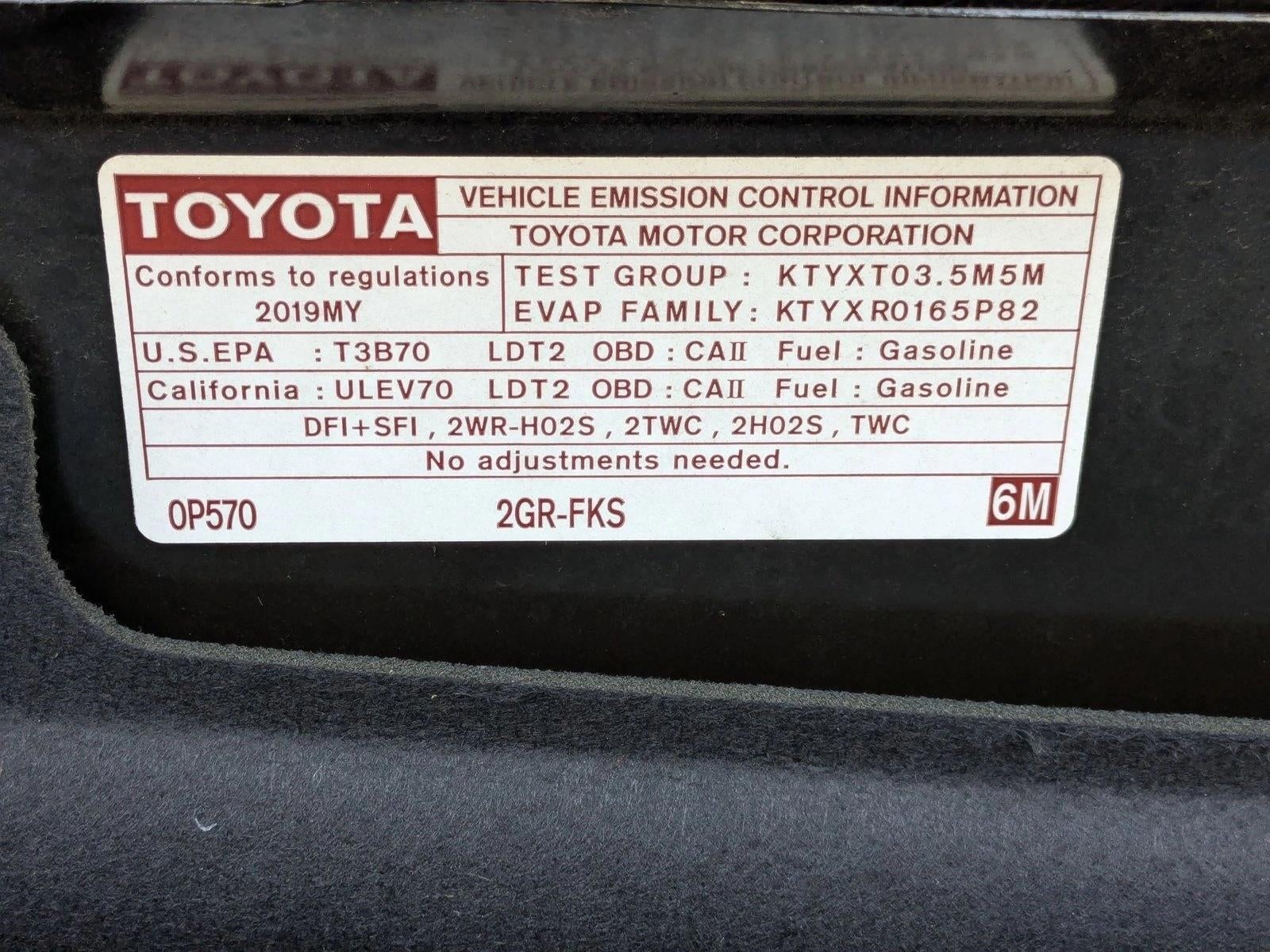 2019 Toyota Sienna XLE FWD 8-Passenger (Natl)