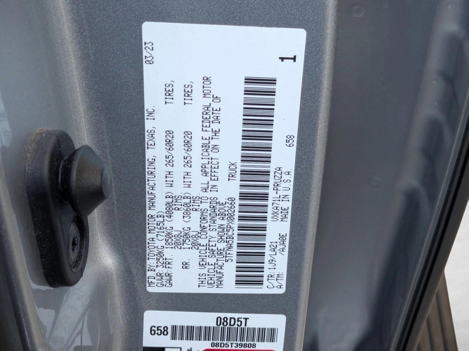 2023 Toyota Tundra 2WD 2WD Platinum CrewMax 6.5' Bed (Natl)