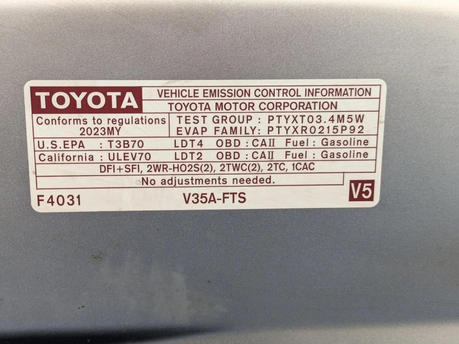 2023 Toyota Tundra 2WD 2WD Platinum CrewMax 6.5' Bed (Natl)