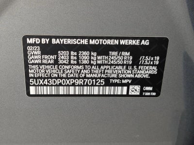 2023 BMW X3 sDrive30i Sports Activity Vehicle