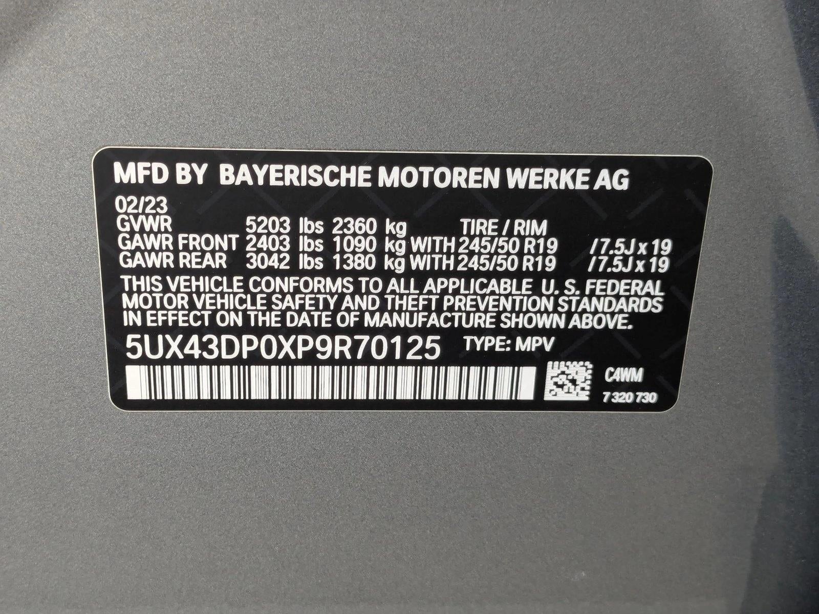 2023 BMW X3 sDrive30i Sports Activity Vehicle